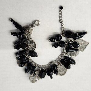 Holy Inspirational Bracelet - Religious Charms - Black